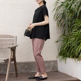 サイドスリットラウンドネックカットソー | Doux Belle  | 詳細画像21 