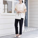 サイドスリットラウンドネックカットソー | Doux Belle  | 詳細画像5 