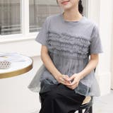 シアーチュールカットソー | Doux Belle  | 詳細画像8 