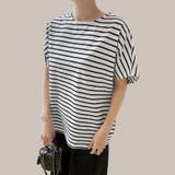 コットン素材シンプル半袖カットソー | Doux Belle  | 詳細画像10 