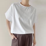 コットン素材シンプル半袖カットソー | Doux Belle  | 詳細画像13 