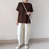 コットン素材シンプル半袖カットソー | Doux Belle  | 詳細画像22 