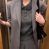 襟付きサマーニットカットソー | Doux Belle  | 詳細画像6 