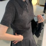 襟付きサマーニットカットソー | Doux Belle  | 詳細画像8 