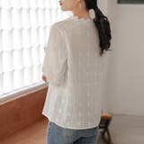 7分袖レース刺繍ブラウス | Doux Belle | 詳細画像5