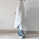 シンプルシアーロングシャツ | Doux Belle  | 詳細画像7 