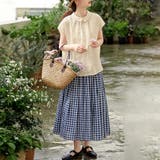 フレンチ袖ブラウス | Doux Belle  | 詳細画像9 