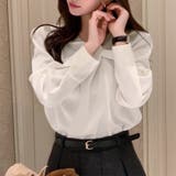 フロントツイスト長袖ブラウス レディース トップス | Doux Belle | 詳細画像9