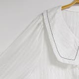 ステッチワークセーラーカラー長袖ブラウス レディース トップス | Doux Belle  | 詳細画像13 