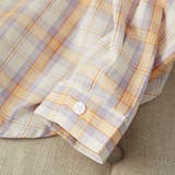 淡色チェック柄ドロップショルダーシャツ レディース トップス | Doux Belle  | 詳細画像9 
