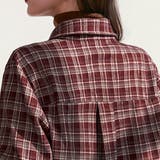 チェック柄ベーシック長袖シャツ レディース トップス | Doux Belle  | 詳細画像10 