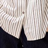 ストライプ柄ベーシック長袖シャツ レディース トップス | Doux Belle  | 詳細画像12 