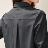 バックタックレギュラーカラー長袖シャツブラウス レディース トップス | Doux Belle | 詳細画像12