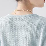 ビーズ&パール調装飾長袖プルオーバー レディース トップス | Doux Belle | 詳細画像14