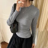 ベーシックフィット長袖クルーネックカットソー レディース トップス | Doux Belle | 詳細画像5