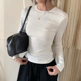 ベーシックフィット長袖クルーネックカットソー レディース トップス | Doux Belle | 詳細画像7
