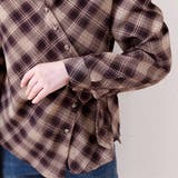 チェック柄カシュクール風リボンシャツ レディース トップス | Doux Belle | 詳細画像15
