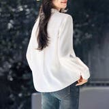 ベーシック長袖シャツブラウス レディース トップス | Doux Belle | 詳細画像7