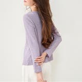 レイヤード風サーマル長袖カットソー レディース トップス | Doux Belle | 詳細画像7