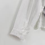 エスニック柄ベストドッキング長袖シャツブラウス レディース トップス | Doux Belle | 詳細画像9