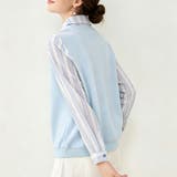 総柄アクセントレイヤード風ドッキングシャツブラウス レディース トップス | Doux Belle | 詳細画像8