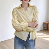 カシュクール風リボン長袖シャツブラウス レディース トップス | Doux Belle | 詳細画像6
