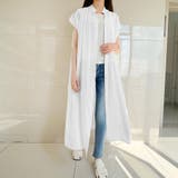 ホワイト | 新作 シャツワンピース ロングワンピース | Doux Belle 