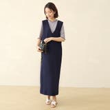 ネイビー | オールインワン ワンピース マキシワンピース | Doux Belle 