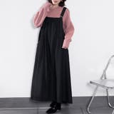 ジャンパースカート ジャンパーワンピース デニムワンピース | Doux Belle  | 詳細画像14 