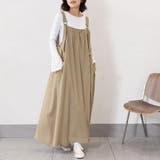 ジャンパースカート ジャンパーワンピース デニムワンピース | Doux Belle  | 詳細画像17 