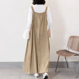 ジャンパースカート ジャンパーワンピース デニムワンピース | Doux Belle  | 詳細画像20 