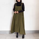 ジャンパースカート ジャンパーワンピース デニムワンピース | Doux Belle  | 詳細画像22 