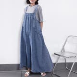 ジャンパースカート ジャンパーワンピース デニムワンピース | Doux Belle  | 詳細画像3 