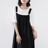 ジャンパースカート ジャンパーワンピース デニムワンピース | Doux Belle  | 詳細画像30 