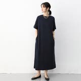 ネイビー | 前後2wayワンピース Tシャツワンピース ロングワンピース | Doux Belle
