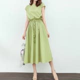 フレアワンピース フレンチスリーブ ロングワンピース | Doux Belle  | 詳細画像25 