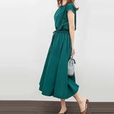 フレアワンピース フレンチスリーブ ロングワンピース | Doux Belle  | 詳細画像27 