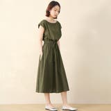 フレアワンピース フレンチスリーブ ロングワンピース | Doux Belle  | 詳細画像12 