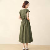 フレアワンピース フレンチスリーブ ロングワンピース | Doux Belle  | 詳細画像13 