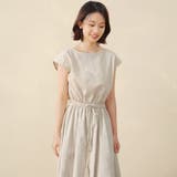 フレアワンピース フレンチスリーブ ロングワンピース | Doux Belle  | 詳細画像18 