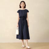 フレアワンピース フレンチスリーブ ロングワンピース | Doux Belle  | 詳細画像22 