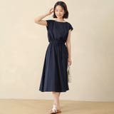 フレアワンピース フレンチスリーブ ロングワンピース | Doux Belle  | 詳細画像23 