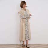 マキシワンピース ロングワンピース シフォンワンピース 花柄 Vネック | Doux Belle | 詳細画像19
