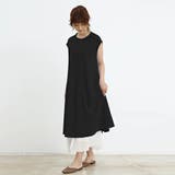 ブラック | ワンピース ノースリーブ マキシ丈 | Doux Belle 