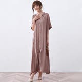 ブラウン | ワンピース ロング丈 ロングわんぴ | Doux Belle 
