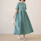 コットン100％マキシワンピース ロング丈 半袖 | Doux Belle  | 詳細画像11 