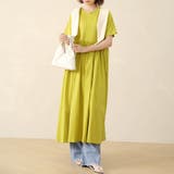 コットン100％マキシワンピース ロング丈 半袖 | Doux Belle  | 詳細画像2 