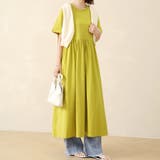 コットン100％マキシワンピース ロング丈 半袖 | Doux Belle  | 詳細画像3 