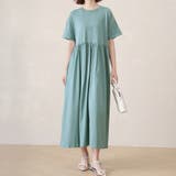 コットン100％マキシワンピース ロング丈 半袖 | Doux Belle  | 詳細画像9 