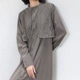 ワンピース ロング 長袖 ロングワンピース マキシ丈 シャツワンピ レース | Doux Belle  | 詳細画像11 